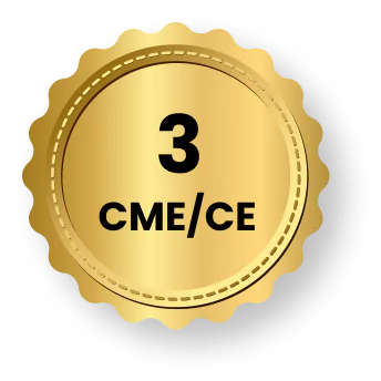 3 CME/CE Badge